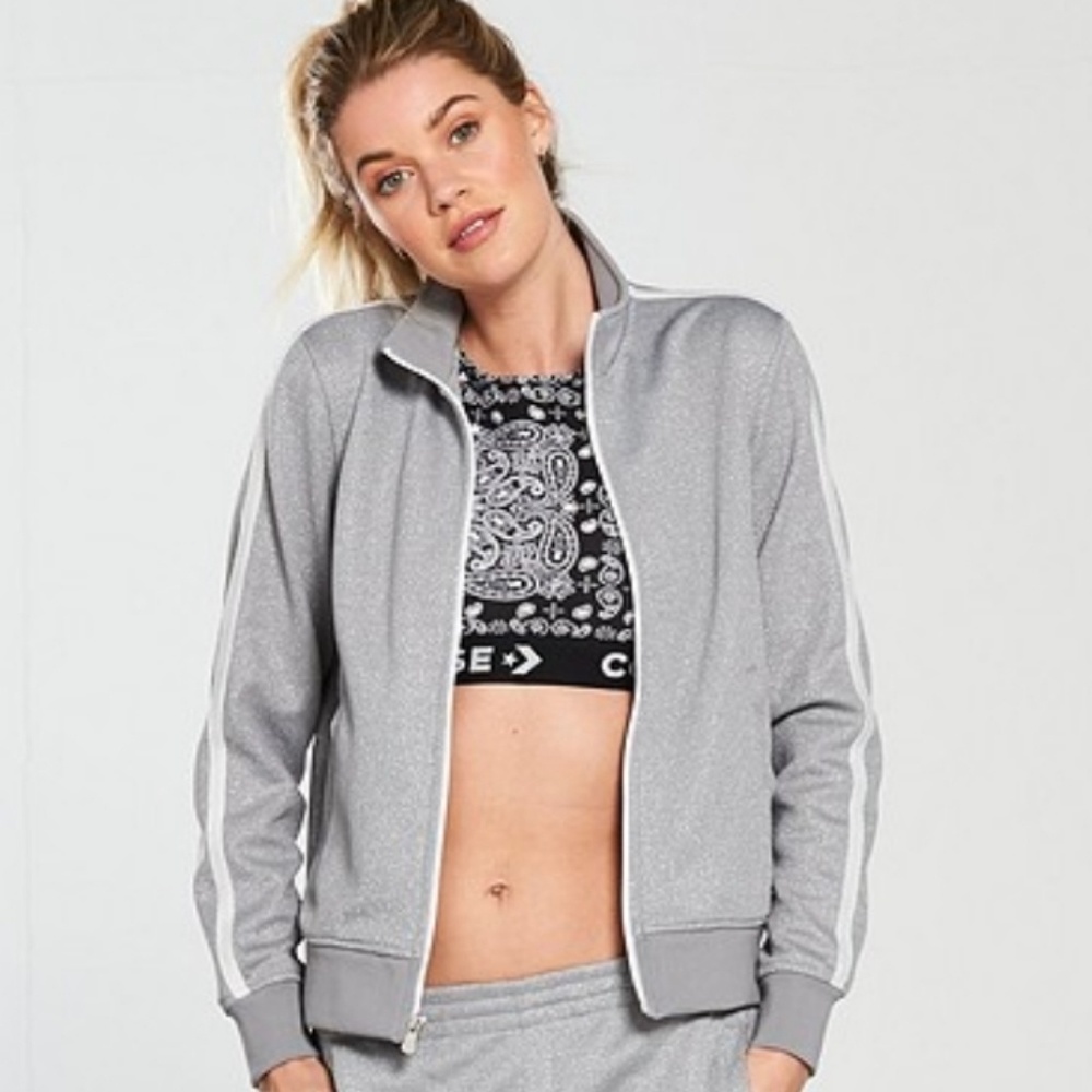 CONVERSE X MILEY CYRUS FULL ZIP JACKET GLITTER  S - Picture 3 of 8
